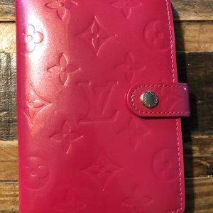Louis Vuitton Pink Monogram Agenda Book